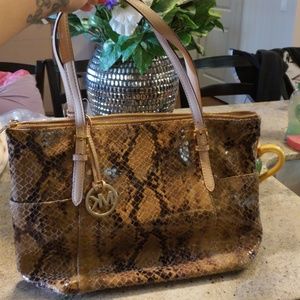 Snakeskin Michael Kors bag